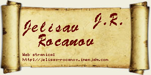Jelisav Rocanov vizit kartica
